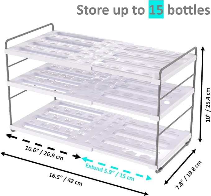 YAN & HIN Expandable Water Bottle Organizer - Image 8