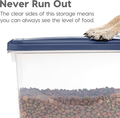 IRIS USA Dog Food Storage Container 30 lb + 11 lb, Stackable Combo Set - Image 8
