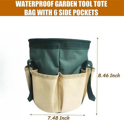 BLIRITEL Garden Tool Organizer, Waterproof Garden Tool Tote Bag - Image 3