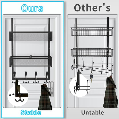 Kaiferty Over The Door Hooks Organizer, Coat Rack - Image 2