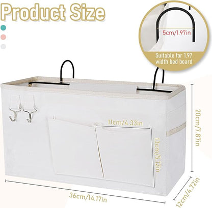 Bedside Caddy Bedside Organizer Hanging Storage Bag - Image 2