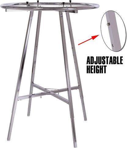 Econoco 36-Inch Folding Round Garment Rack, Adjustable 48–66″ Height Retail - Image 6
