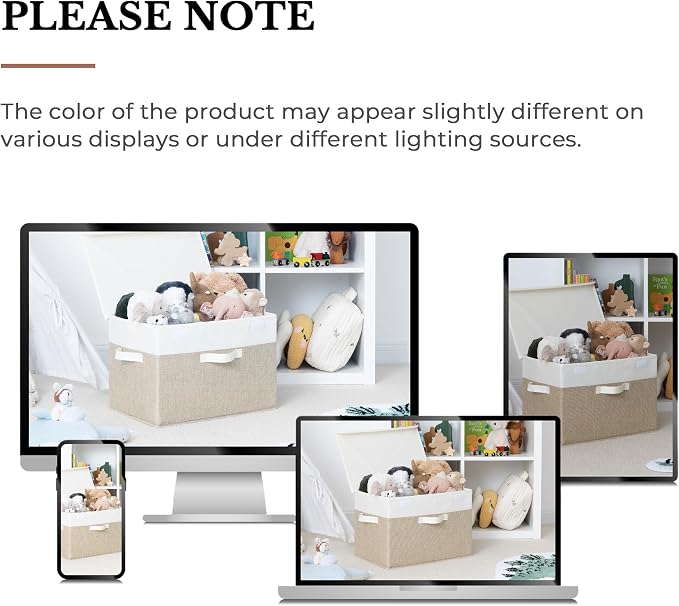 GRANNY SAYS Storage Boxes with Lids, Decorative Storage Bins, Shelf Baskets - Image 9