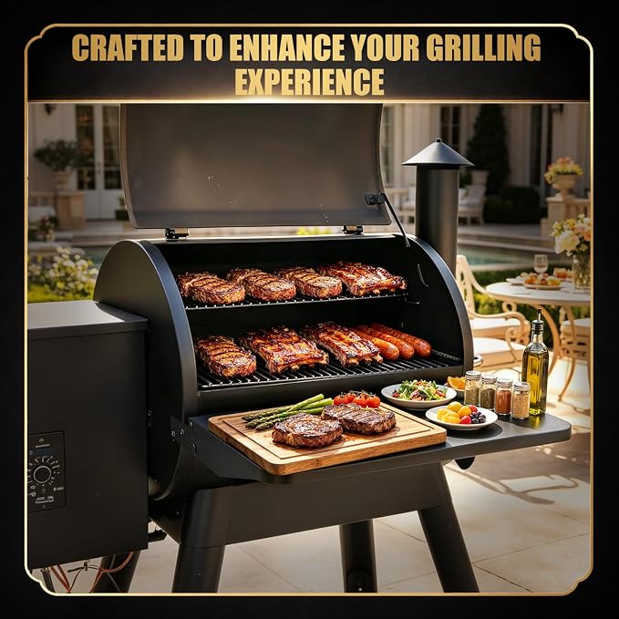 QuliMetal for Traeger Grills BAC362 Folding Front Shelf– Steel Grill Accessory - Image 5
