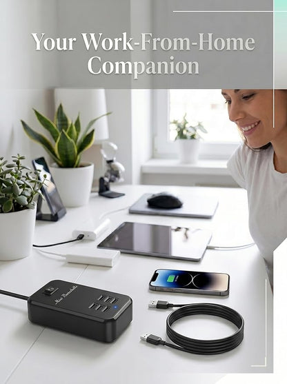 USB Charger Station, 6 Port Desktop Charging Station - Image 5