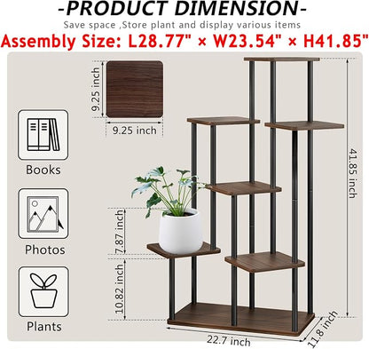 AZERPIAN Plant Stand 7 Tier Indoor Metal Flower Shelf - Image 4