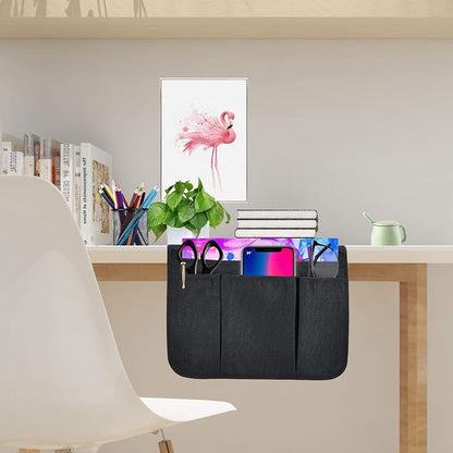 Bedside Caddy Bedside Storage Organizer Magazine Phone Tablet iPad Remote Holder - Image 7
