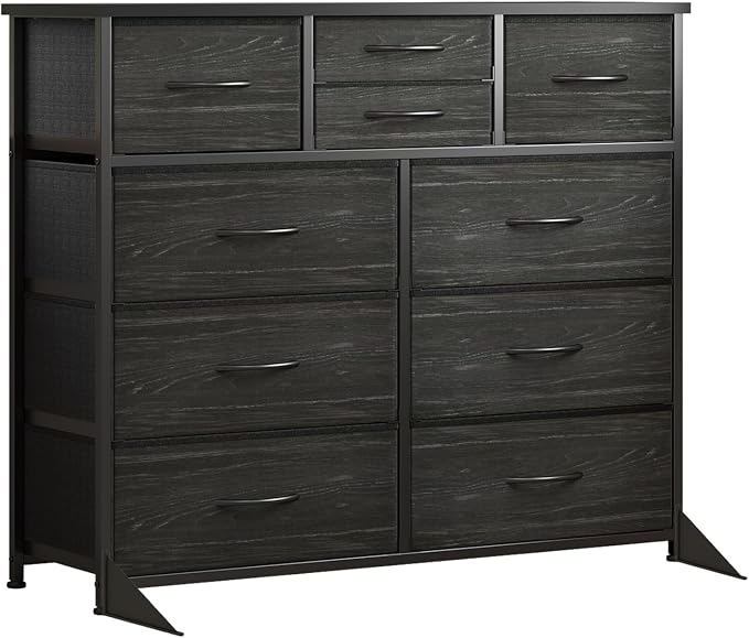 LUMTOK 10 Drawers Dresser with Fabric Bin - Image 10