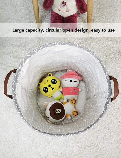 QUEENLALA Large Storage Basket, Laundry Hamper/Bathroom/Home Decor/Collapsible - Image 7