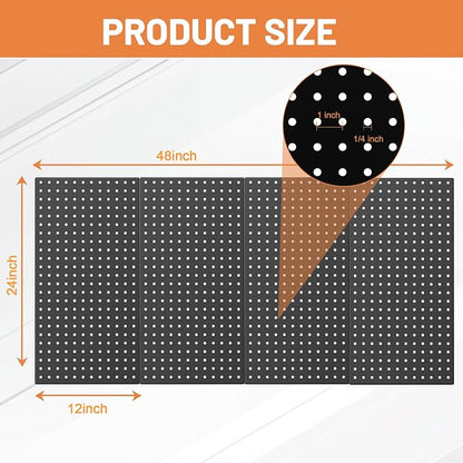 Ultrawall 4 Pack Metal Peg Board Panels - Image 3