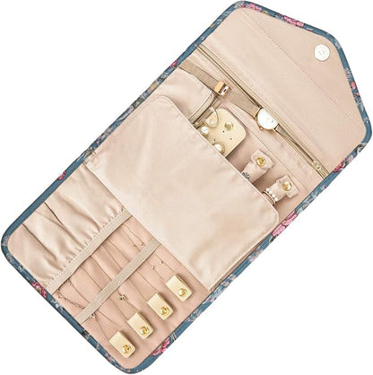 BAGSMART Travel Jewellery Organiser Roll Foldable Jewelry Case - Image 8