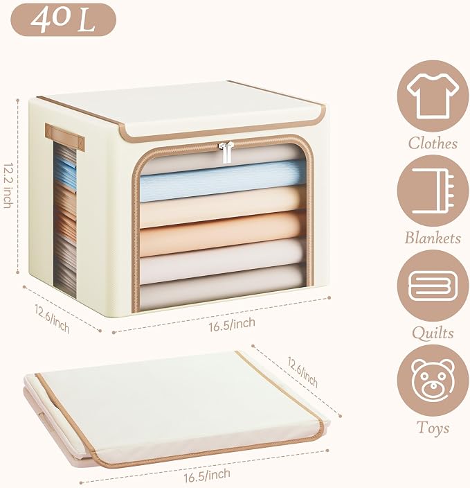 Yecaye Clothes Storage Bins - Image 6