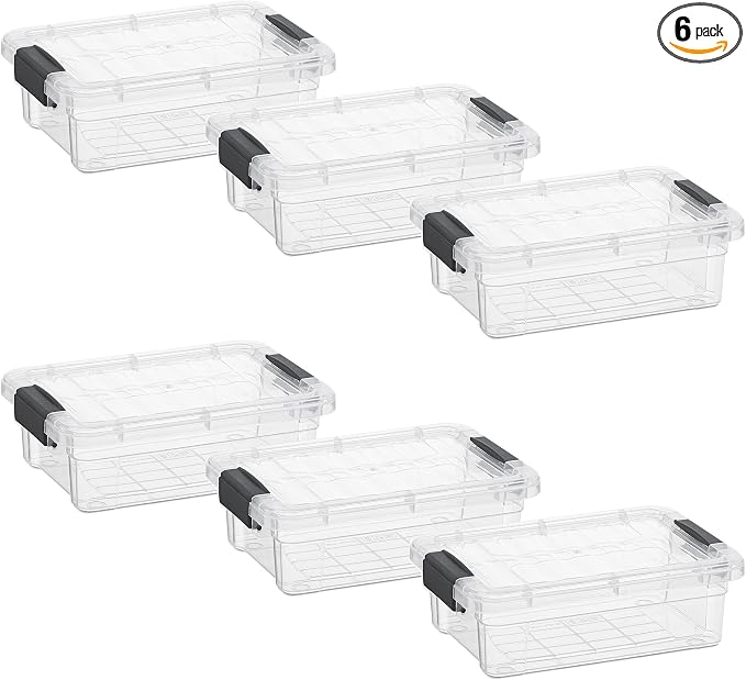 Superio Clear Storage Boxes by Superio