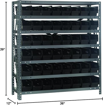 Quantum Storage Systems 1239-101BK Steel Shelving Unit - Image 2