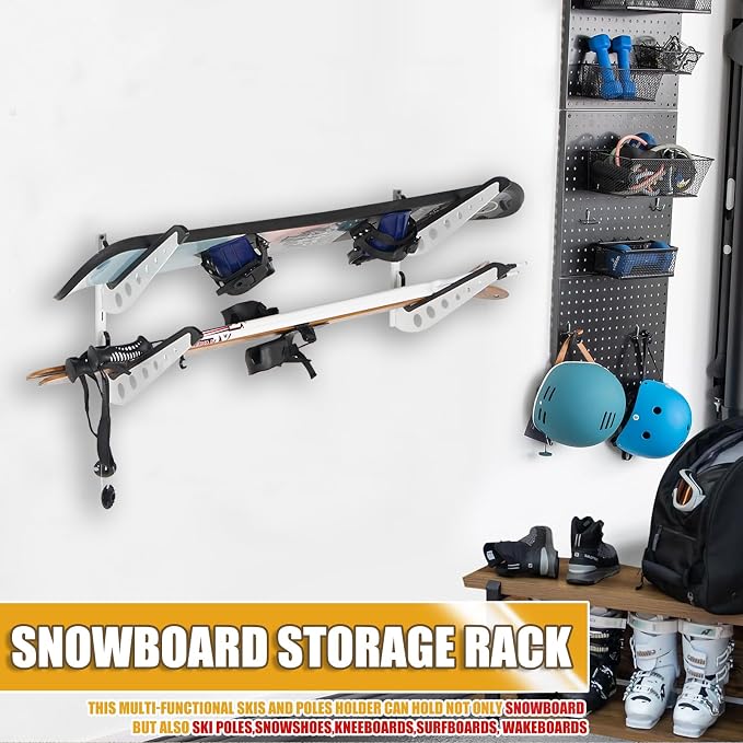 Snowboard Wall Racks, Adjustable Storage Rack - Image 3