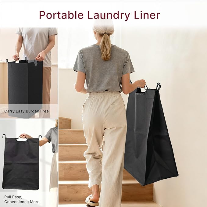 180L Laundry Sorter 4 Section – Heavy Duty Rolling Laundry Basket - Image 4