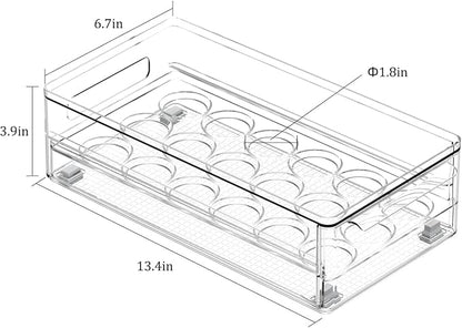 Acrylic Egg Box Transparent 18 and 36 Pack Storage - Image 2
