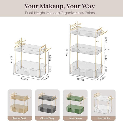 Bathroom Counter Organizer Countertop, 3 Tier Makeup Perfume Storage - Image 6