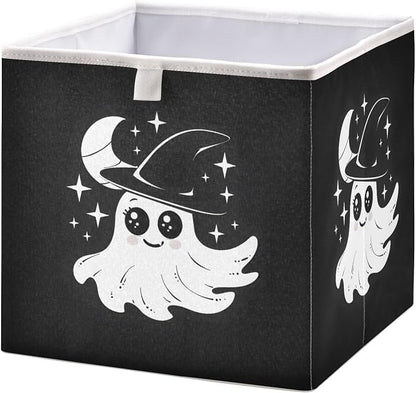 Halloween Black Closet Organizers Storage Cubes Storage Bins Shelf Baskets - Image 2