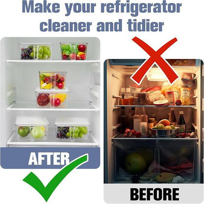 Havawish 4 Pcs Ice Storage Bin for Freezer - Image 6