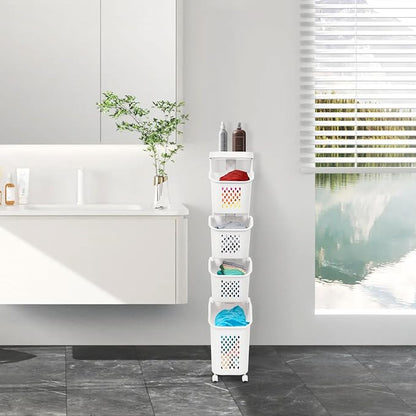 4-Tier Laundry Hamper Sorter - Image 5