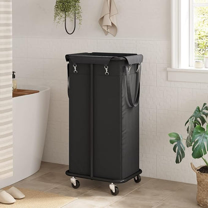 WOWLIVE 100L Rolling Laundry Hamper - Image 3