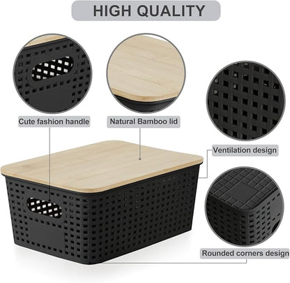 Bagnizer Small Plastic Storage Bins - Image 3