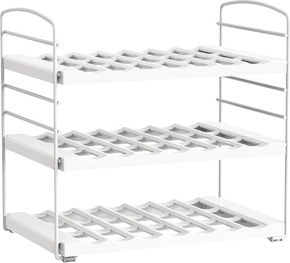 Simple Houseware Water Bottle and Travel Mug Cabinet Adjustable Storage Rack - Image 5