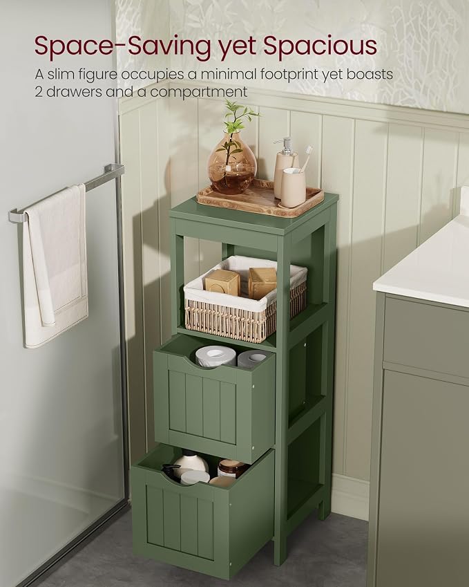 VASAGLE Storage Cabinet, Storage Organizer Rack Stand - Image 5