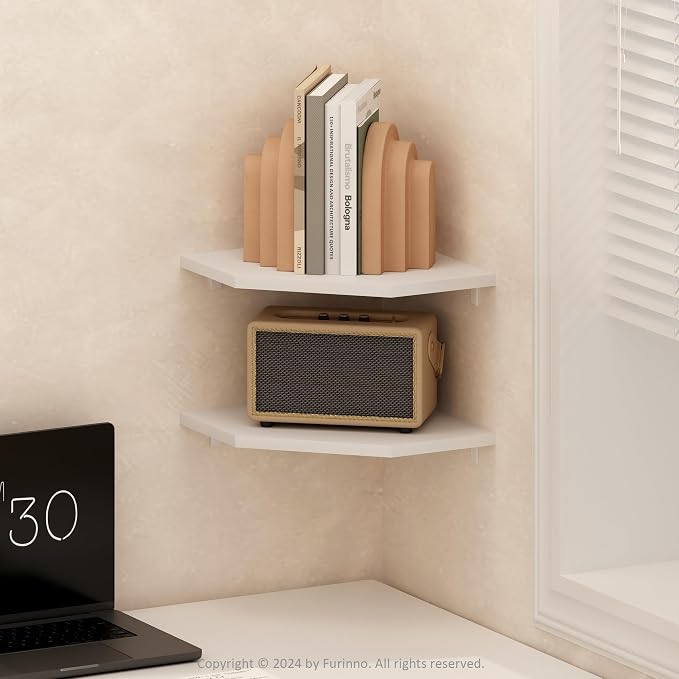 Furinno Rossi Hexagon Floating Shelves - Image 2