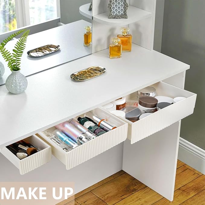 YOUEON 3 Pack Under Desk Drawer Slide Out, Self-Adhesive Under Table Drawer - Image 7