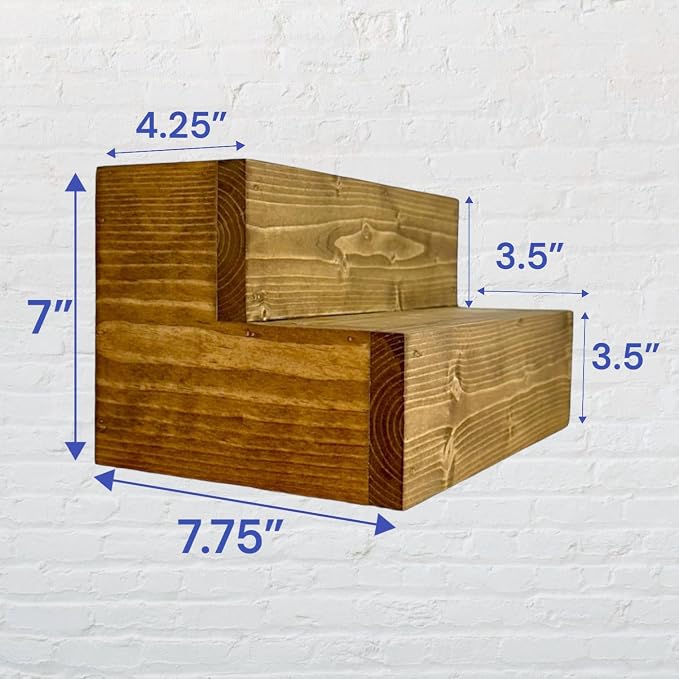 Tiered Bottle Shelf | 2 Tier Liquor Bottle Display | Bar Organization | Display - Image 4