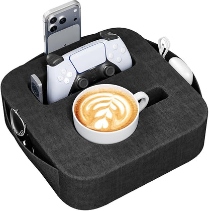 Couch Cup Holder Pillow, Couch Caddy by Unknown