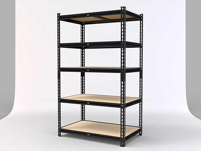 3000LBS Garage Shelving 72''H Storage Shelves Metal Shelving 5 Tier Metal by LIJIUHOME