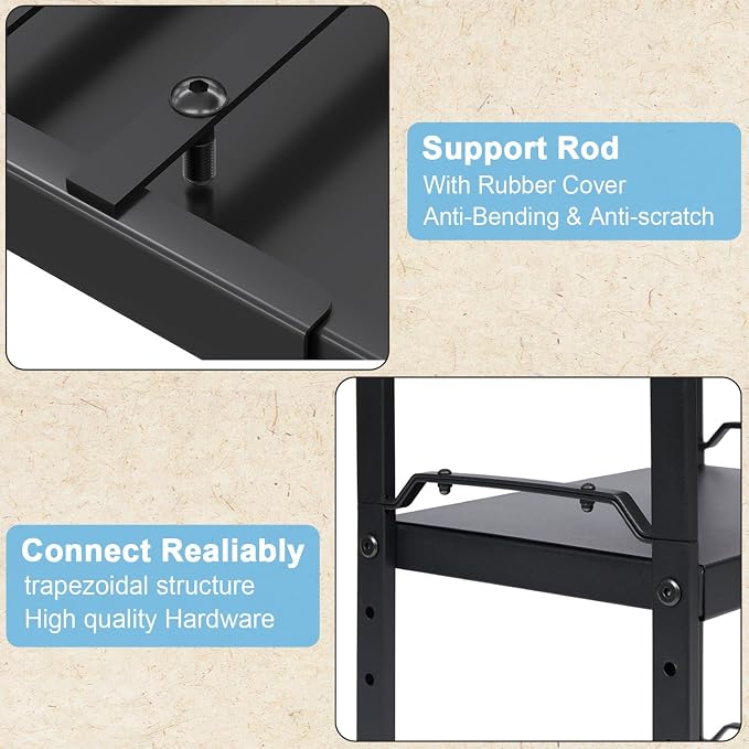 1 Pack Expandable Cabinet Countertop Shelves, Stackable Shelves Organizers - Image 7