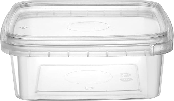 NYHI 8 oz 20 Pack Square Clear Deli Containers - Image 7