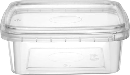 NYHI 8 oz 20 Pack Square Clear Deli Containers - Image 7