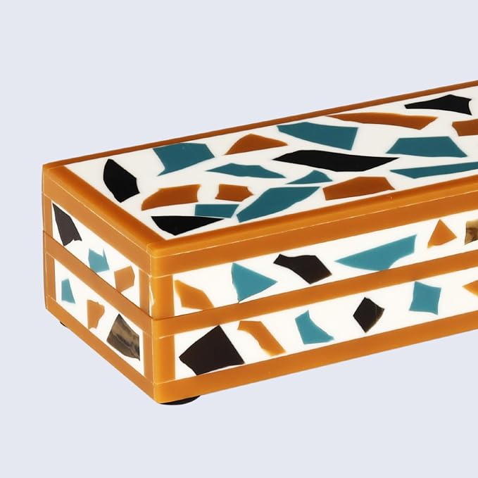 Handicrafts Home Decorative Remote Holder Box 10x2.5 – Slim Organizer Box - Image 5