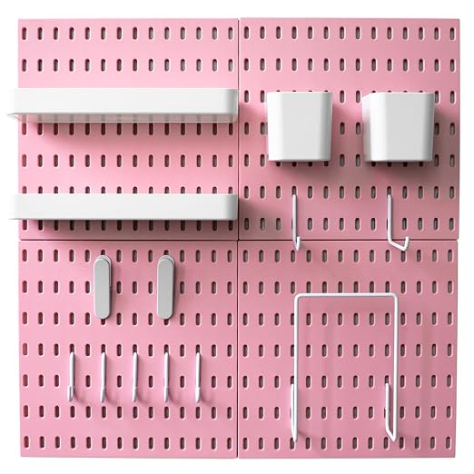 Pegboard Combination Kit for Wall Organizer, Wall Mounted Peg Board Kits for - Image 7