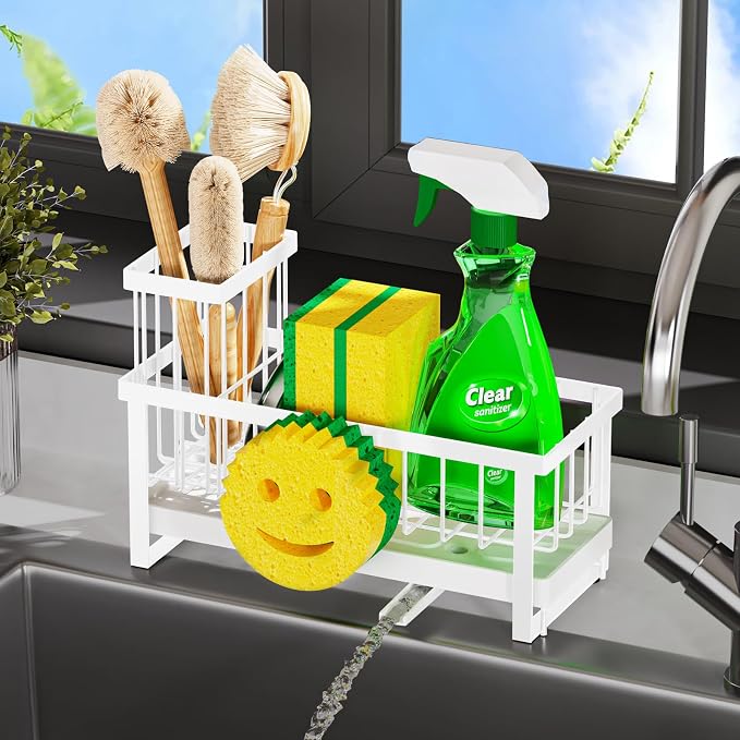 Sponge Holder for Kitchen Sink, Sink Caddy - Image 5