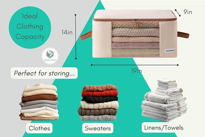 Chaos Cleared Canvas Storage Bags Designer Organizer - Image 2