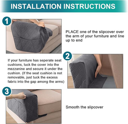 Turquoize Waterproof Armrest Covers - Image 7