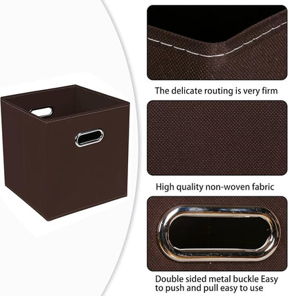 Fabric Cloth Storage Bins, Fabric Cube Bins Organizer - Image 7