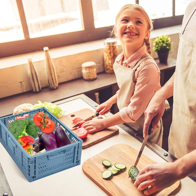 Plastic Drawer Organizer Collapsible Storage Boxes Crate - Image 2