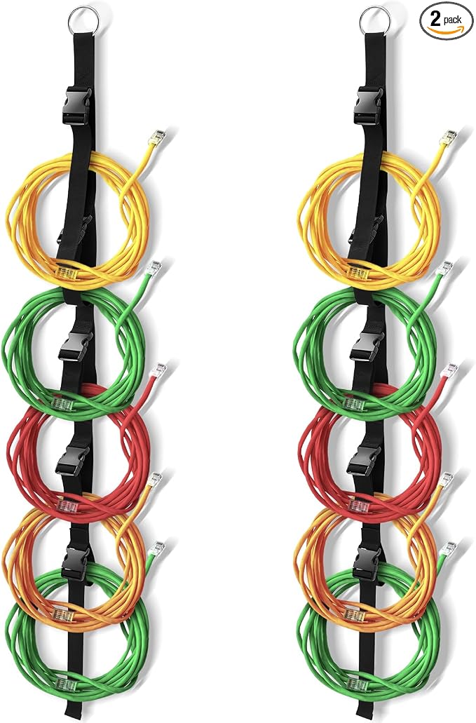 2 Pcs Extension Cord Organizers and Storage Garage Extension Cord Holder by Wowangce