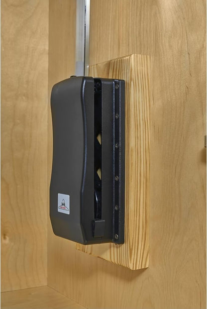 Rev-A-Shelf 26-35" Pull Down Adjustable Closet Rod w/Telescoping Handle | Side - Image 7