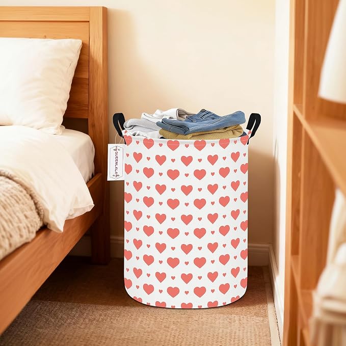 QUEENLALA Large Storage Basket, Laundry Hamper/Bathroom/Home Decor/Collapsible - Image 5
