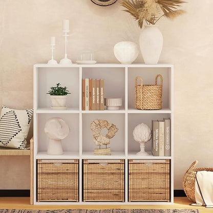 Wooden 9 Cube Storage Organizer by NewBeth