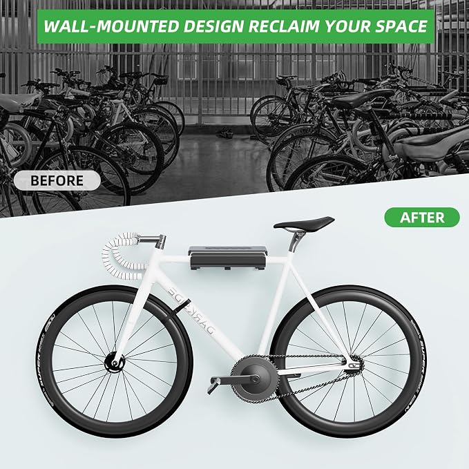 Bike Wall Mount Rack Indoor Bike Storage Garage Bike Rack Wall Mount - Image 8