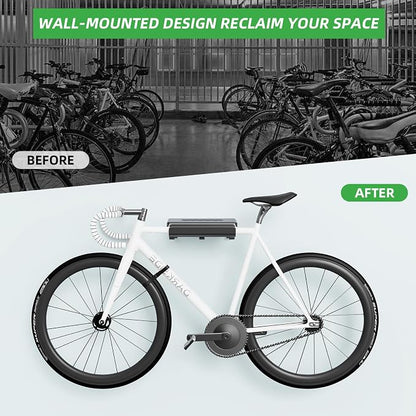 Bike Wall Mount Rack Indoor Bike Storage Garage Bike Rack Wall Mount - Image 8